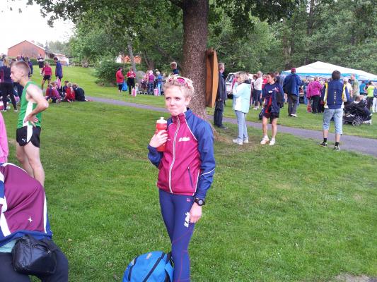 Cissi efter Kisa Stadslopp