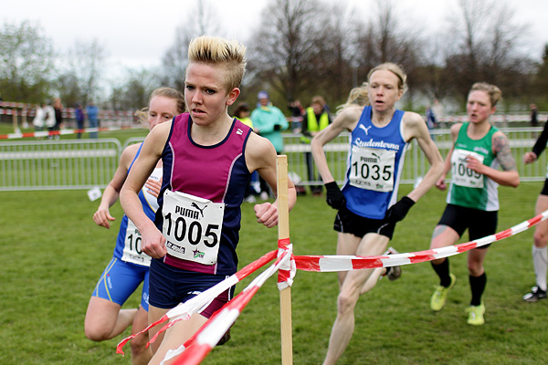 Cissi på terräng-SM. Foto: Runpix