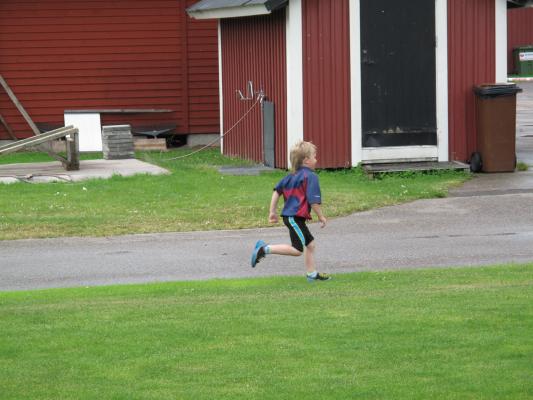 Theo Malm startar knatteloppet