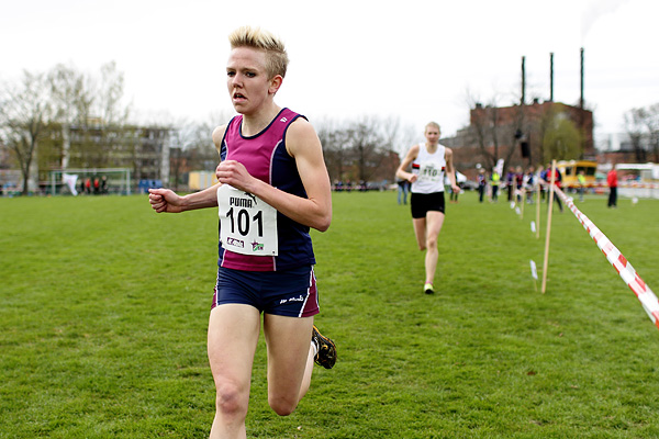 Cissi på terräng-SM. Foto: Runpix