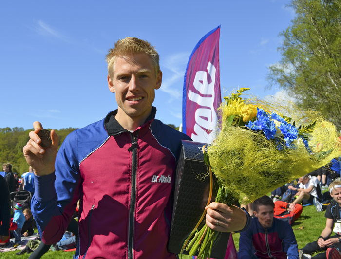 Anders Kleist SM-medaljör Göteborgsvarvet. Foto: Desiré Östergren