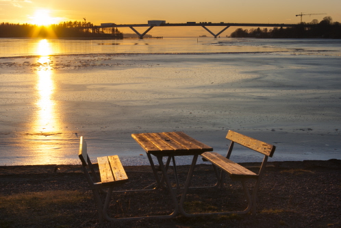 Den nya bron. Foto Annika Johansson